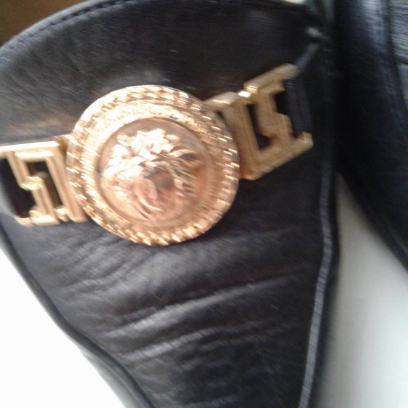 Original Gianni Versace leather  shose size 7 - Picture 3 of 5